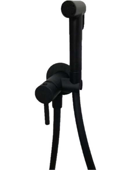 Futuro iebūvējams maisītajs ar bidettu, melns matēts