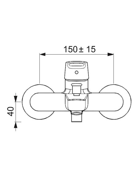 SAGA vannas maisītājs, hroms