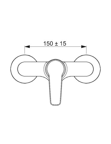 SAGA dušas maisītājs, hroms
