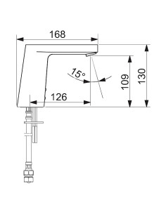 ELECTRA bezkontakta izlietnes maisītājs, 9/12V Bluetooth 2