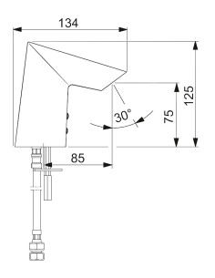 Oras Optima bezkontakta izlietnes jaucējkrāns, 6V, Bluetooth 2