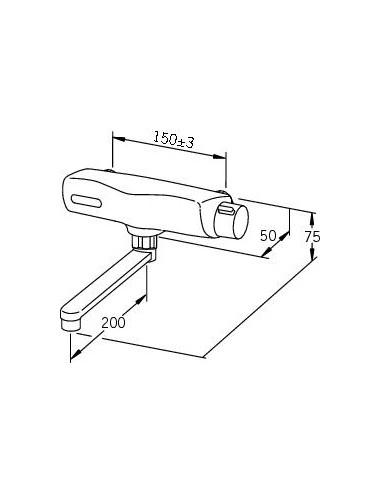 Oras Electra 6179 bezkontakta izlietnes jaucējkrāns, 6V baterijas barošana