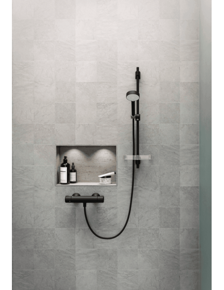 Nova dušas termostats, melns matēts Nova dušas termostats, melns matēts