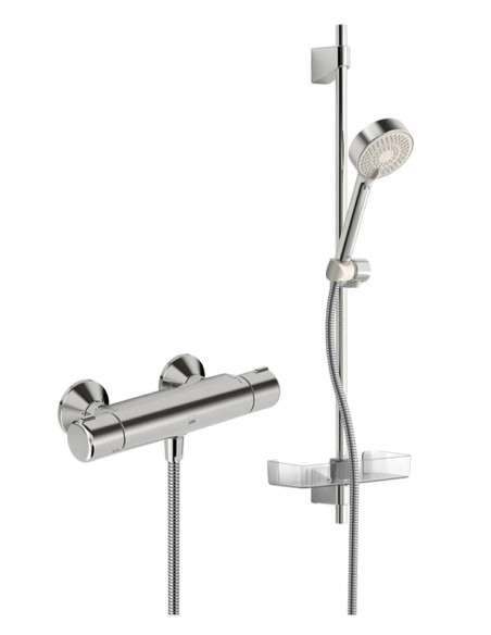 NOVA dušas komplekts ar termostatu, hroms