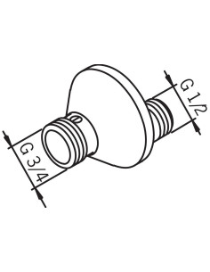 Ekscentra savienojums ar aizvaru un rozeti, pāris 2