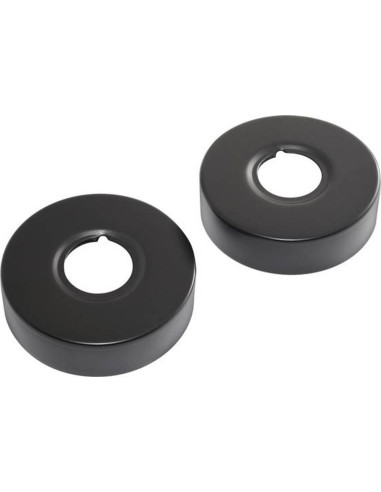 Ekscentru rozete, melna matēta lomplekts 2 gab.