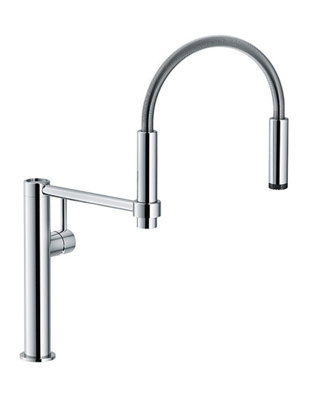 Pescara virtuves izlietnes maisītājs, izvelkams uzgalis, hroms Pescara virtuves izlietnes maisītājs, izvelkams uzgalis, hroms