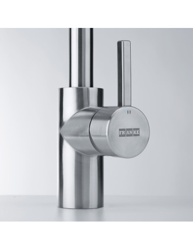 Eos-Neo nerūsējošā tērauda ūdens maisītajs ar izvelkamu uzgali, nerūsējošais tērauds