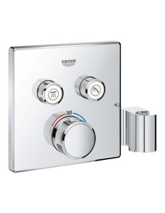 Grohtherm SmartControl dušas termostata virsapmetuma daļa ar dušas klausules turētāju, 2 režīmi, hroms