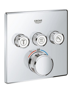 Grohtherm SmartControl dušas termostata virsapmetuma daļa, 3 režīmi, hroms