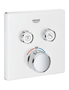 Grohtherm SmartControl dušas termostata virsapmetuma daļa, 2 režīmi, balts