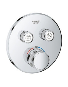 Grohtherm SmartControl dušas termostata virsapmetuma daļa, 2 režīmi, hroms