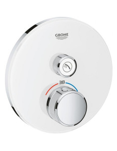 Grohtherm SmartControl dušas termostata virsapmetuma daļa, 1 režīms, balts