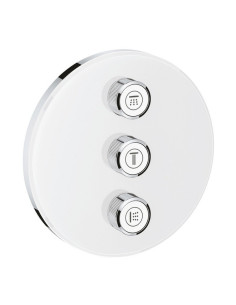 Grohtherm SmartControl dušas virsapmetuma daļa, 3 režīmi, balts