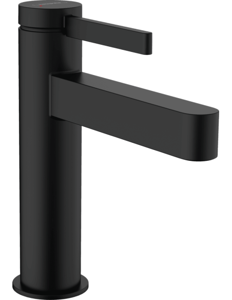 Finoris 110 izlietnes maisītājs, ar pop-up, matēts melns