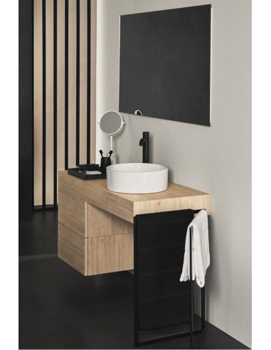 Ideal Standard CERALINE maisītāj izlietnēm uz virsmas, Silk Black