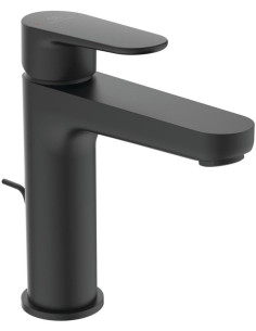 Ideal Standard CERAFINE O H120 izlietnes maisītājs ar pop-up noplūdi izlietnei, Silk Black