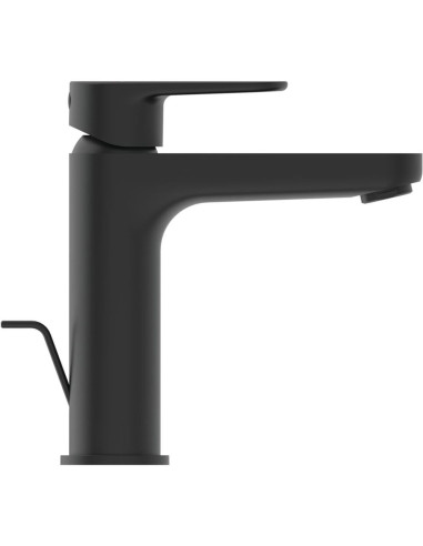 Ideal Standard CERAFINE O H120 izlietnes maisītājs ar pop-up noplūdi izlietnei, Silk Black