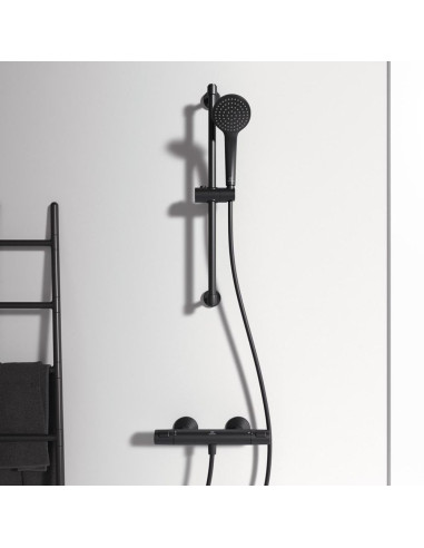 Ideal Standard Idealrain Soft dušas komplekts, Silk Black