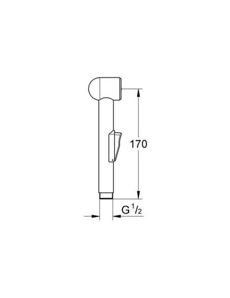 Trigger Spray bideta klausule, hroms