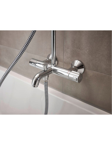 Vernis Blend 200 1 jet dušas sistēma ar vannas termostatu, hroms