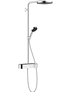 Pulsify 260 1jet/105 3jet Relaxation ar termostatu ShowerTablet Select 400 dušas sistēma, hroms
