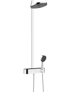 Pulsify 260 2 jet ar termostatu ShowerTablet Select 400 dušas sistēma, hroms