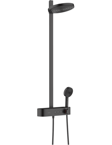Pulsify 260 2 jet ar termostatu ShowerTablet Select 400 dušas sistēma, matēta melna