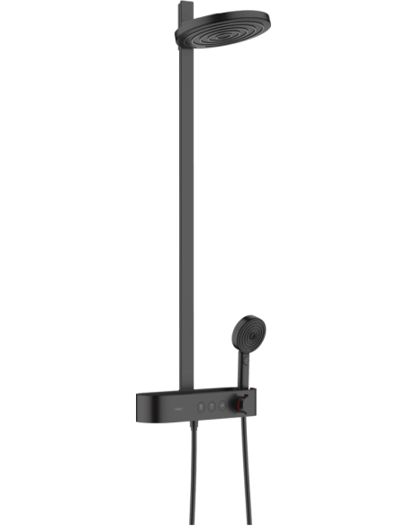 Pulsify 260 2 jet ar termostatu ShowerTablet Select 400 dušas sistēma, matēta melna