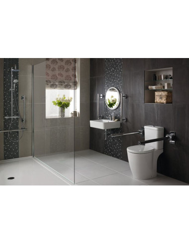 Ideal Standard Contemporary 21 paceļamais roku balsts cilvēkiem ar kustību traucējumiem