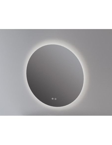 MOON spogulis Ø80 ar apsildi un apgaismojumu, 26.5 W