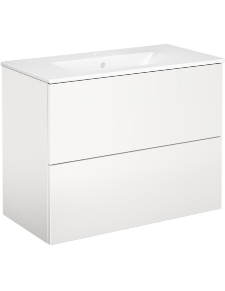 Vannas istabas skapītis ar izlietni Graphic Base 80 cm balts Vannas istabas skapītis ar izlietni Graphic Base 80 cm balts