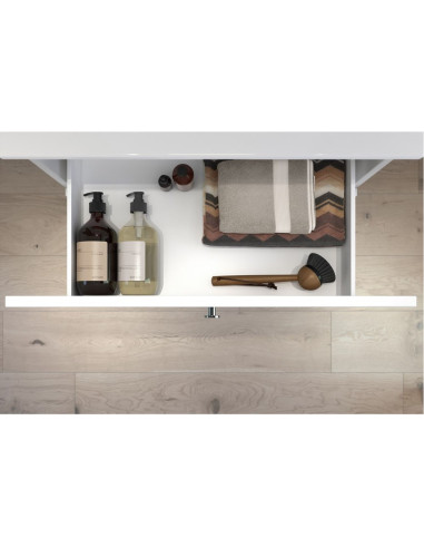 Vannas istabas skapītis ar izlietni Graphic Base 60 cm balts