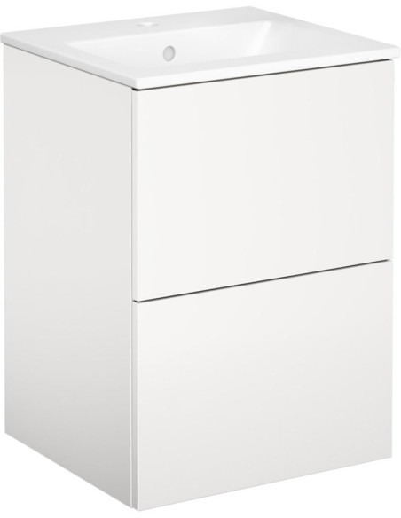 Vannas istabas skapītis ar izlietni Graphic Base 45 cm balts Vannas istabas skapītis ar izlietni Graphic Base 45 cm balts