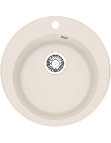Apaļa Tectonite® izlietne ar ventili 3½", Cafe creme