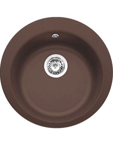 Apaļa Tectonite® izlietne ar ventili 3½", Chocolate
