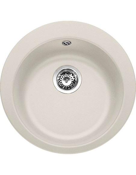 Apaļa Tectonite® izlietne ar ventili 3½", Mascarpone