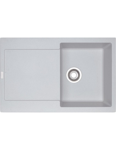 MRG 611 ar PopUp ventili 3½", abpusēja, Fragranit+, 78 x 50 cm, Balta