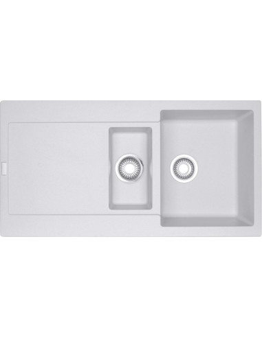 MRG 651 ar PopUp ventili 3½", abpusēja, Fragranit+, 97 x 50 cm, Balta