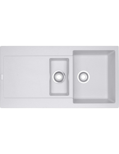 MRG 651 ar PopUp ventili 3½", abpusēja, Fragranit+, 97 x 50 cm, Balta