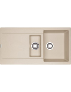 MRG 651 ar PopUp ventili 3½", abpusēja, Fragranit+, 97 x 50 cm, Bēšīga