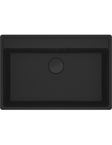 MRG 610-72 A fragranīta izlietne, 760x510mm, melna