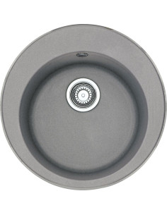 ROG 610-41 ar ventili 3½" un sietiņgrozu kā korķi, abpusēja, Fragranit+, diam 51 cm, Pelēka