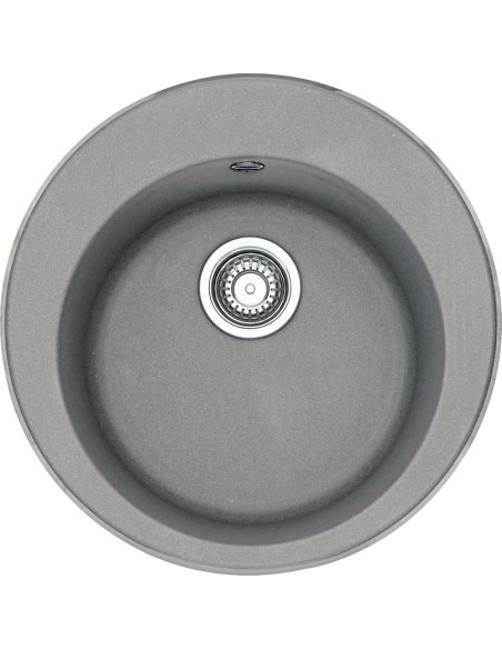 ROG 610-41 ar ventili 3½" un sietiņgrozu kā korķi, abpusēja, Fragranit+, diam 51 cm, Pelēka