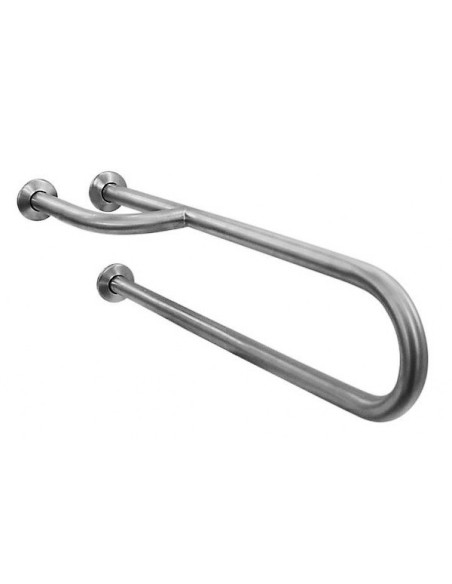 Invalīdu rokturis fiksēts 60cm kreisais NT satīns Invalīdu rokturis fiksēts 60cm kreisais NT satīns