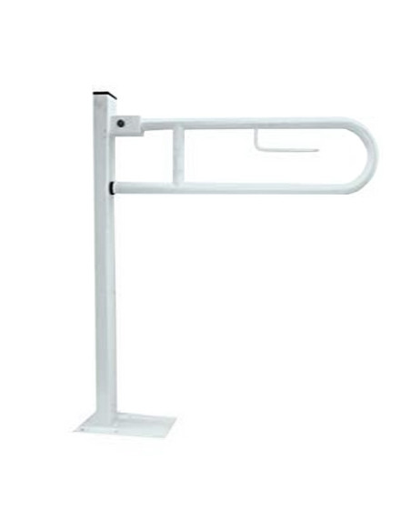 Invalīdu rokturis paceļams 80cm grīdas NT krāsots balts