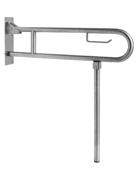 Invalīdu rokturis paceļams 80cm ar balstu NT satīns