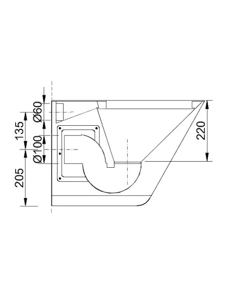 WC sienas 38x35x55cm, NT