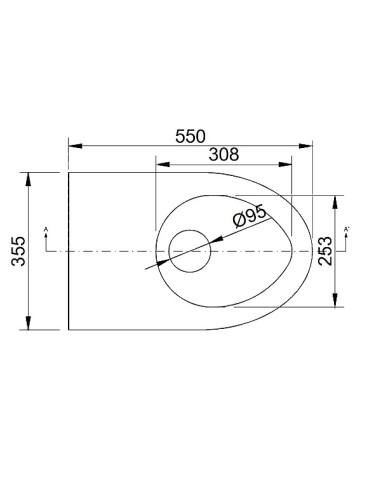 WC sienas 38x35x55cm, NT