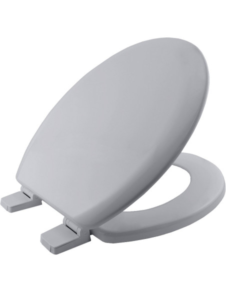 WC poda sēdriņkis, koka, pelēks